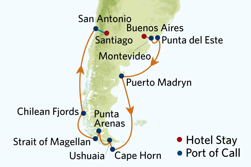 celebruty cruises-map